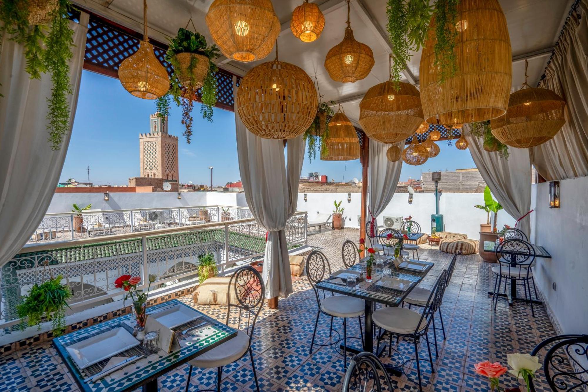 Riad Les Cornes De Gazelle Марракеш Экстерьер фото